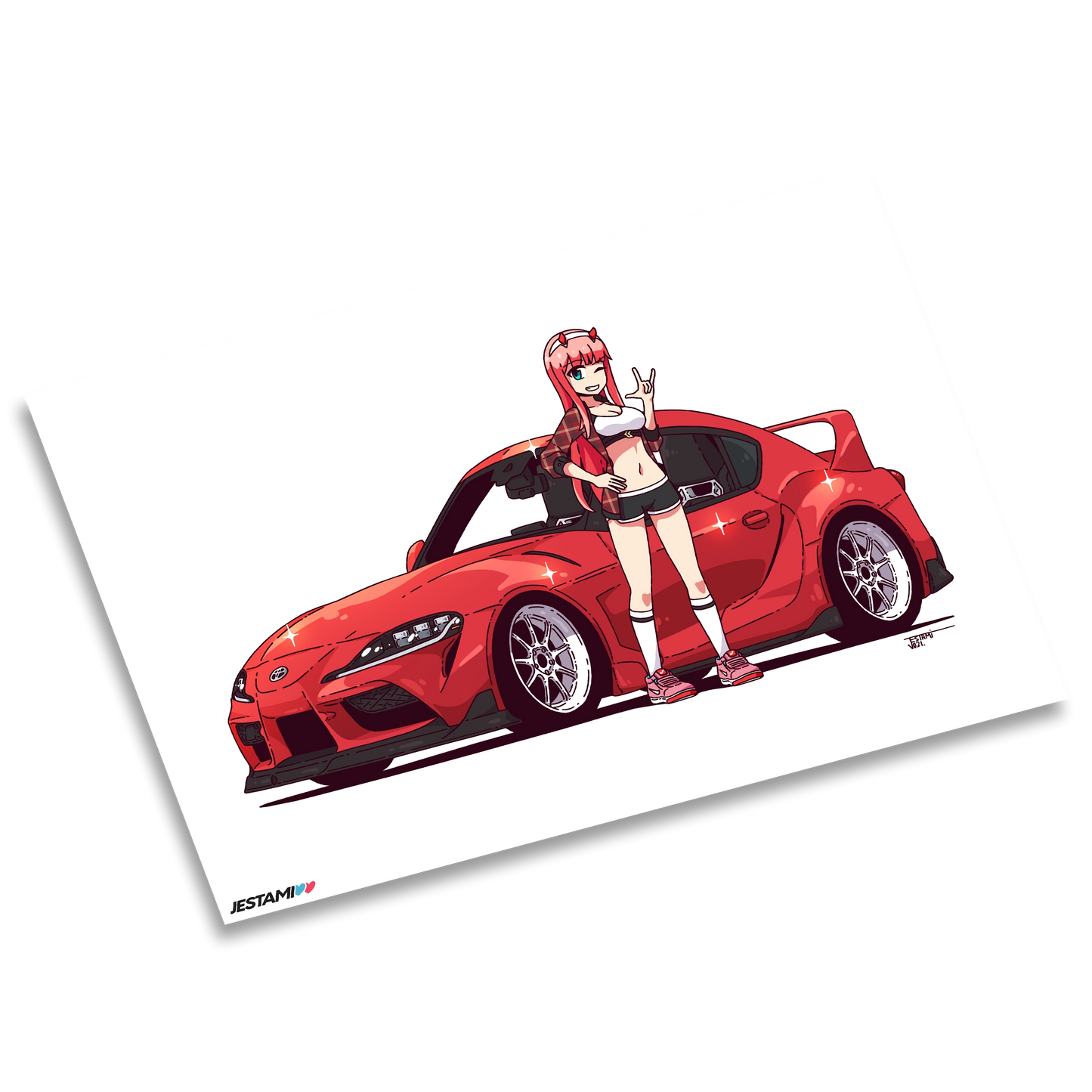 A90 Supra 002 Print
