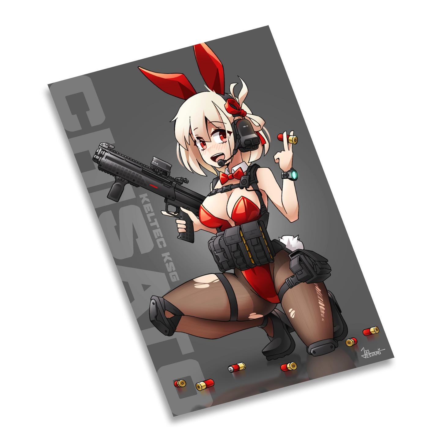 Battle Bunny Chisato Print