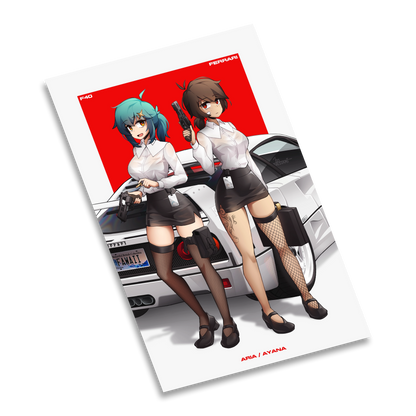 F40 x Office Lady Aria & Ayana Print