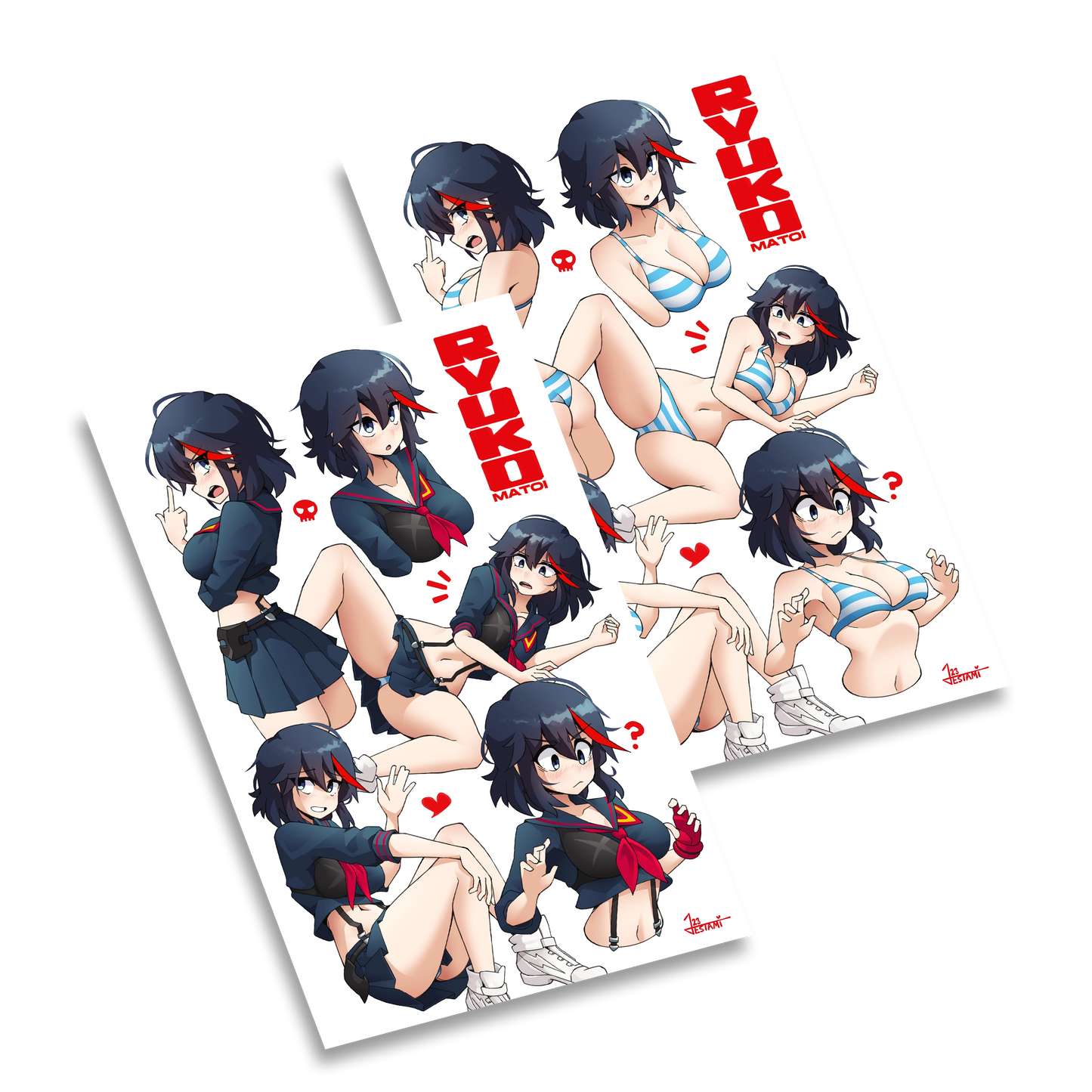 Ryuko Collage Print