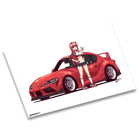 A90 Supra 002 Print