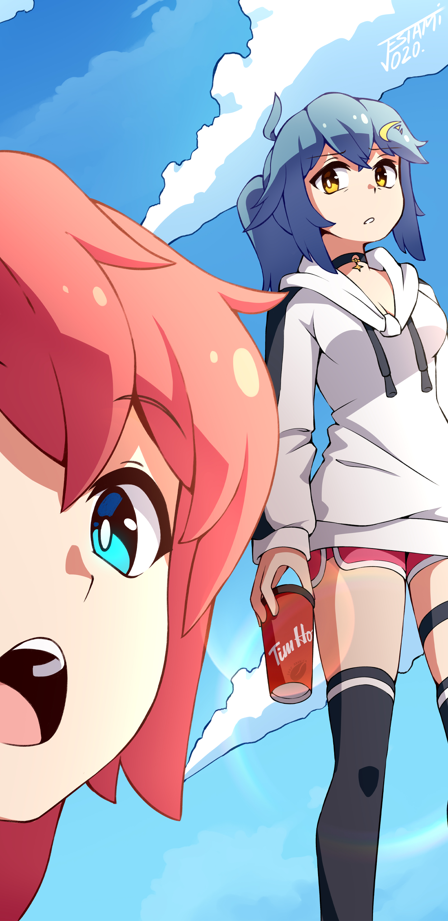 Amia & Aria Selfie Wallpaper