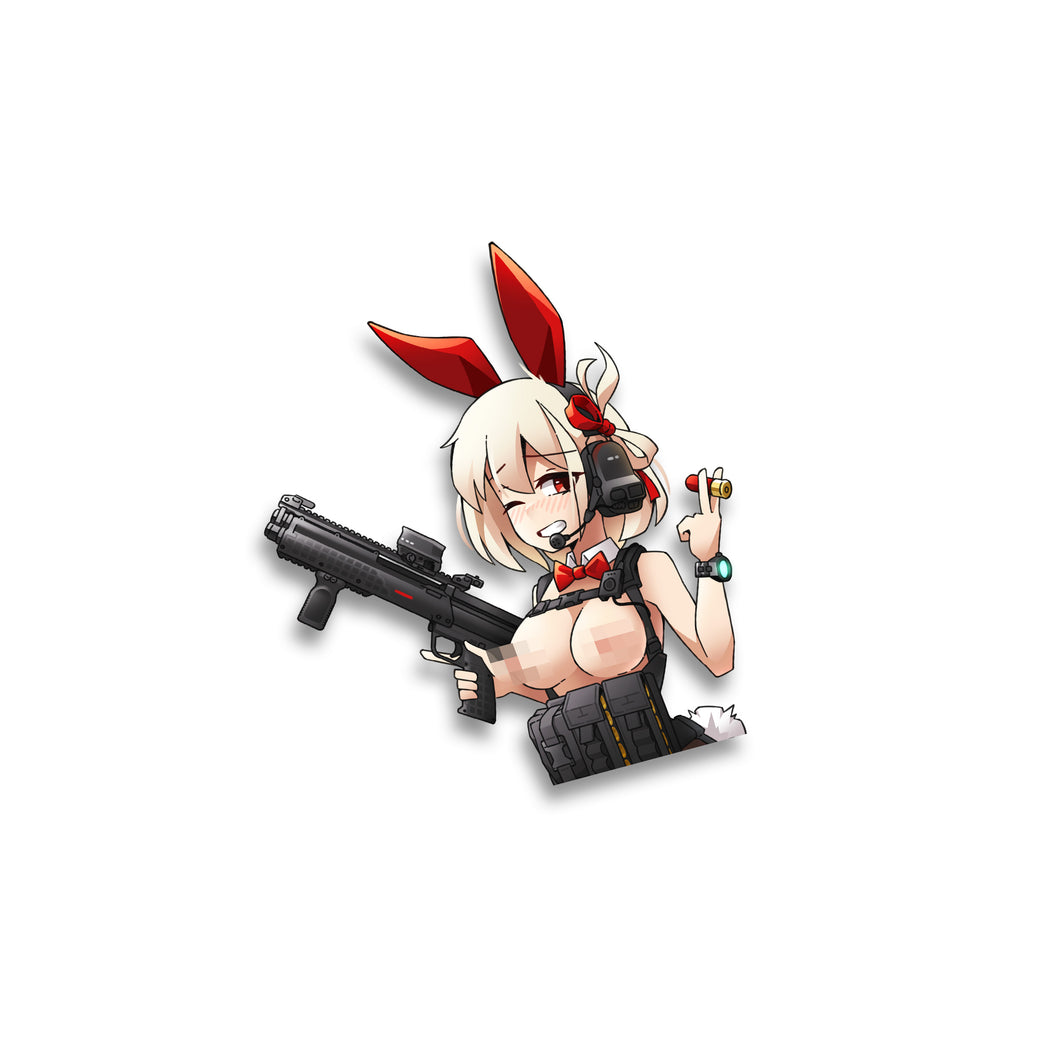 Battle Bunny Chisato Lewd Half