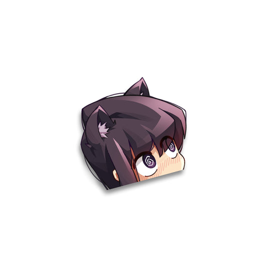 Cat Komi Peeker