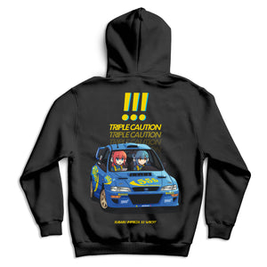 Triple Caution Pullover Hoodie