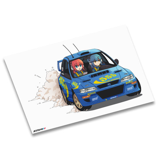 Triple Caution S3 GC8 Print